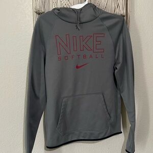 Nike Women's Gray Softball Hoodie